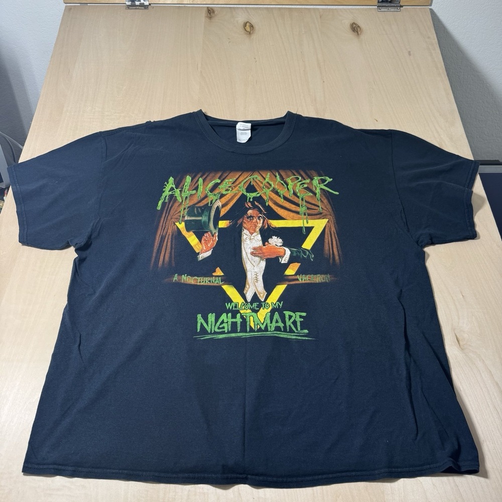 2014 Alice Cooper Shirt XXXL  A Nocturnal‎ Vacation Welcome To My Nightmare Tour